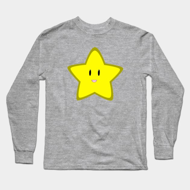 Cute Star Long Sleeve T-Shirt by TriggerAura